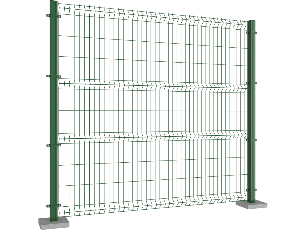 Заборные секции из сварной сетки серии «ОПТИМА»